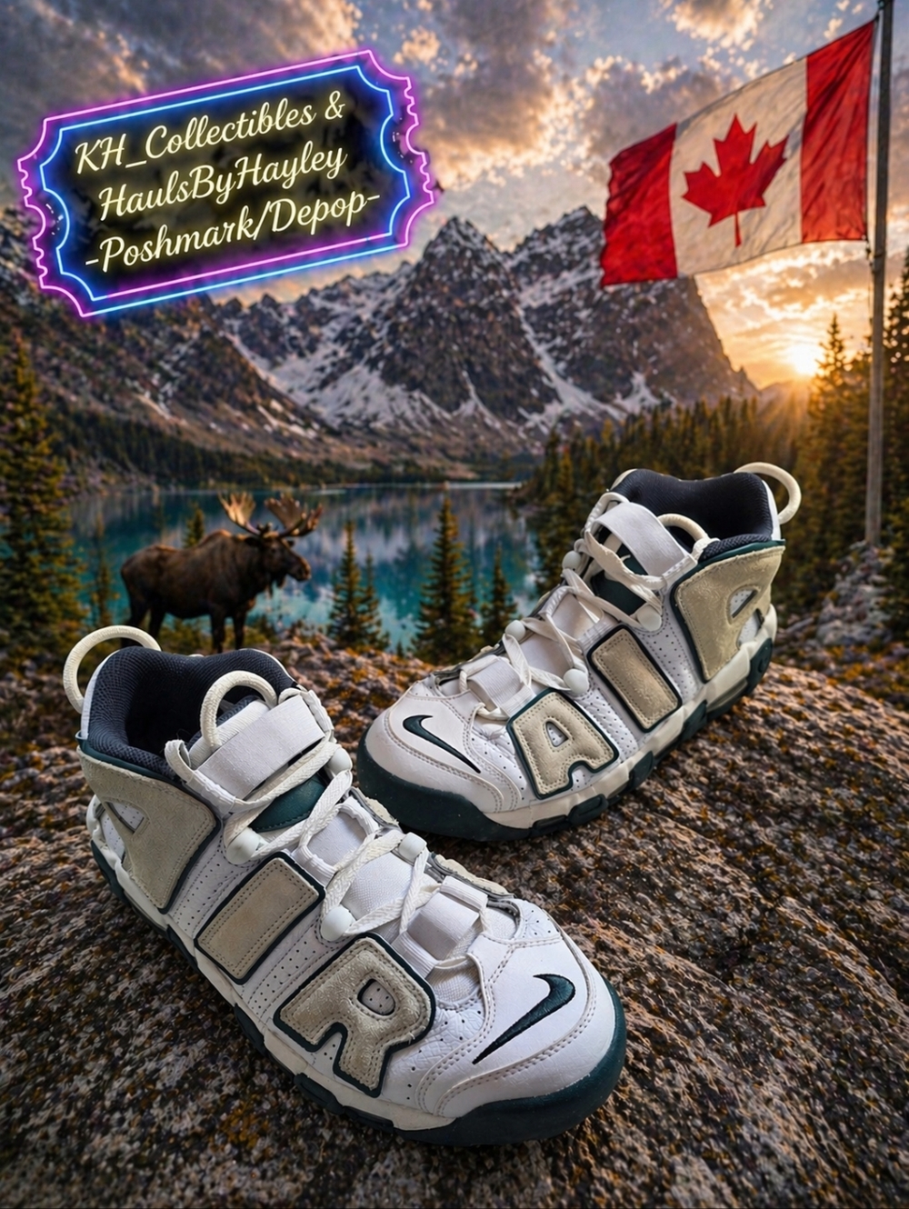 Nike Air More Uptempo ‘96 "Vintage Green" - Size 10.5 (Like New)